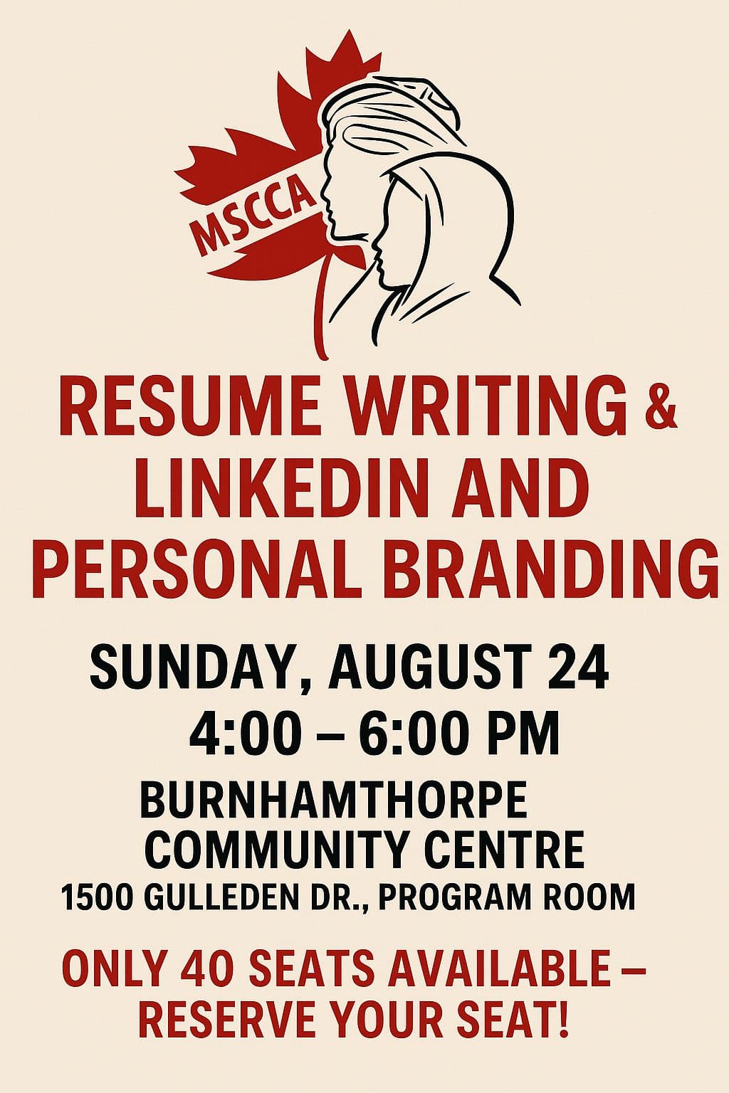 فرصة ورشة تدريبية مميزة مع MSCCA 🌟