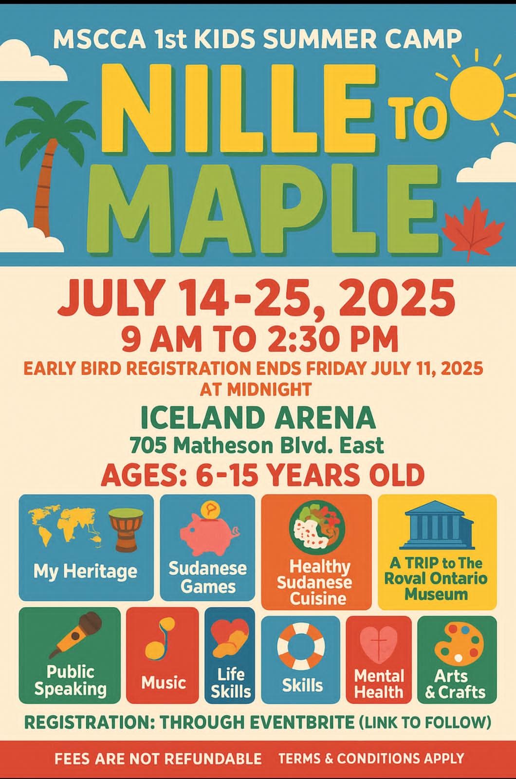 🎉 استعدوا لأول مخيم صيفي للأطفال من MSCCA | Nile to Maple